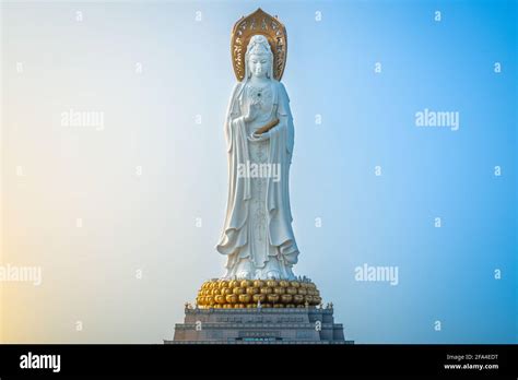 Sanya Guanyin Statue Nanshan Buddhism Hi Res Stock Photography And