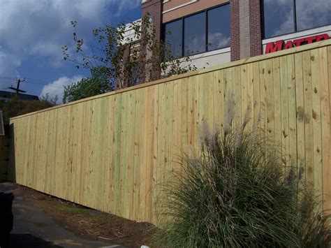 10′ Tall Commercial Privacy Fence Aaa Fence Charleston