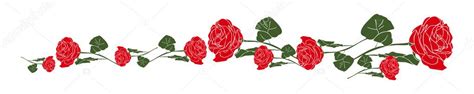 Red Roses Banner Vector — Stock Vector © Memitina 6250955