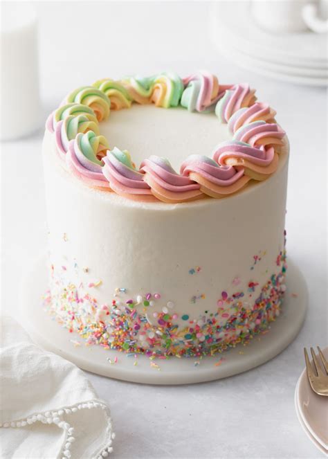 Rainbow Sprinkle Cakes Rainbow Sprinkles Rainbow Cakes Rainbow Birthday Cake 4th Birthday