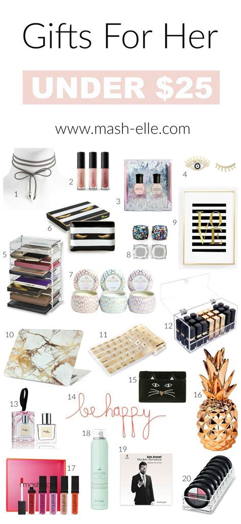 Best 25 gifts for female friends ideas on pinterest. Gift Ideas for Her Under $25 | Birthday gifts for her ...