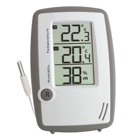 Digital Thermo Hygrometer With Temperature Cable Sensor Tfa Dostmann
