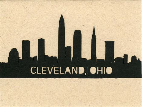 Skyline of Cleveland Ohio | Handmade Cards | Pinterest | Cleveland, Ohio and Cleveland rocks