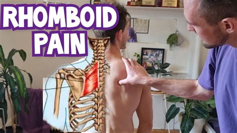 Rhomboid Pain Treatment Upper Back Pain When Breathing Youtube