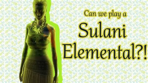 Can We Play As A Sulani Elemental Sims 4 Island Living Lets Play