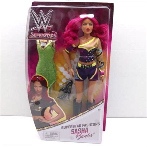 sasha banks wwe wrestling superstar doll shes so pretty i love her hair to check out entire