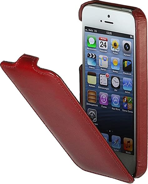 Stilgut Leather Vertical Flip Case Compatible With Uk