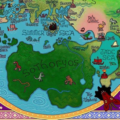 Sothoryos Map