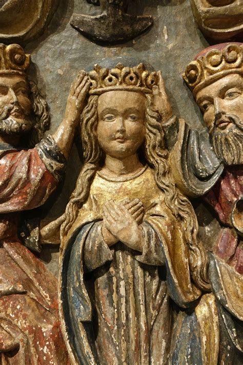 Le Couronnement De La Vierge Espagne Vers 1500 Xvie Siècle N103811