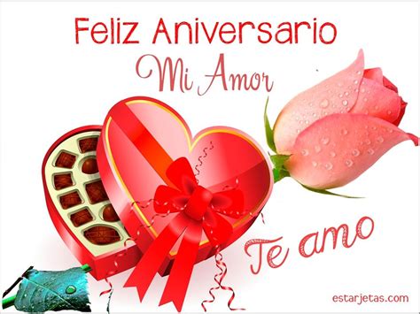 Feliz Aniversario Mi Amor Te Amo Imágenes De Feliz