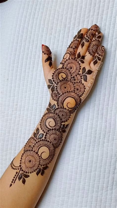 Arabic Front Hand Mehndi Design Artofit