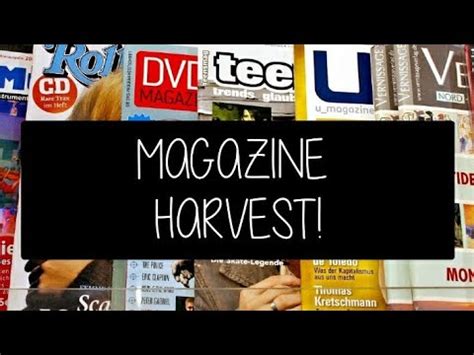 Magazine Harvest Youtube