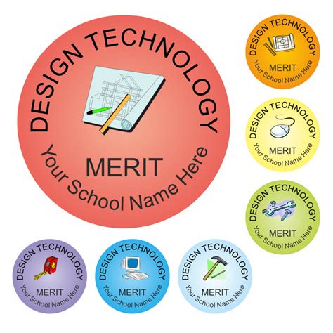 Design Technology Multi Reward Stickers For Teachers