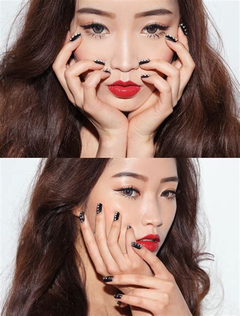 CONCEPT EYES NAIL STUD SPIKE En Stylenanda Com Studded Nails Ce Asian Makeup Stylenanda