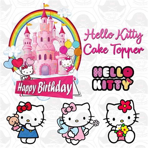 Hello Kitty Cake Topper Printable Free