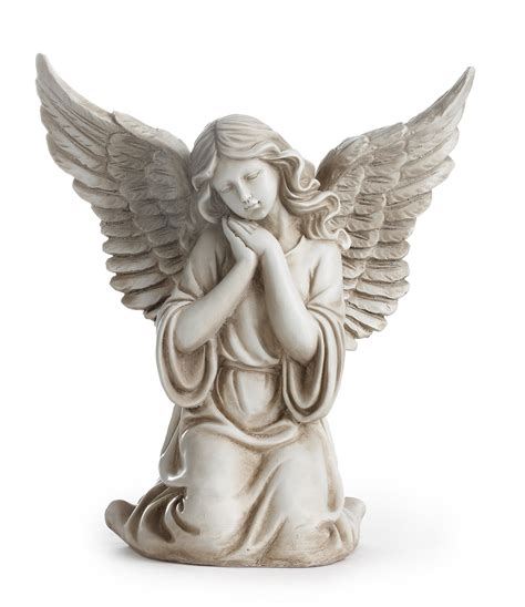 Napco 11300 Kneeling Angel With Outstretched Wings Garden Statue 125