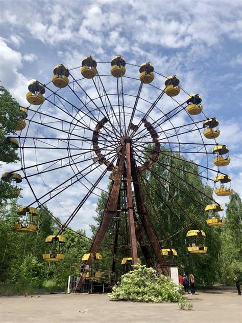 Ferris Wheel In The Abandoned Amusement Park Of Pripyat Within The