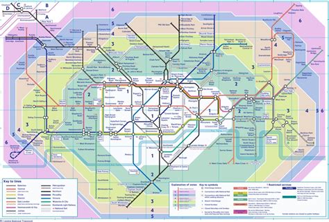 Honorable Girasol Recogiendo Hojas Mapa Metro Londres Zona 1 Y 2