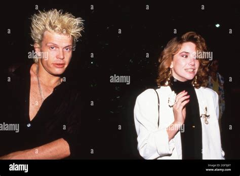 Billy Idol And Melissa Gilbert Circa 1980s Credit Ralph Dominguez