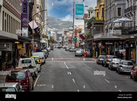 South Africa Cape Town Long Street City Center Stock Photo Alamy