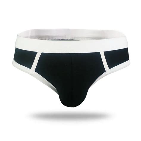 Mens Cotton Briefs Sexy U Convex Cock Pouch Panties Breathable Male Fashion Underwear Brand Male
