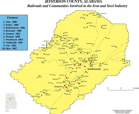 Jefferson County Al Map