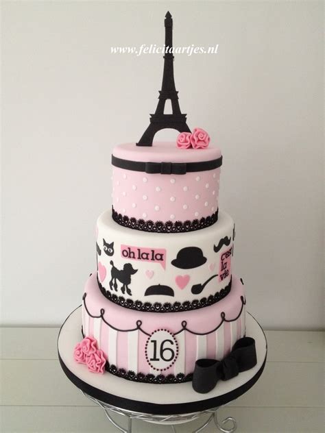 A sweet sixteen is a coming of age party celebrating a teenager's 16th birthday, mainly celebrated in the united states and canada, usually female. Paris Sweet 16 Cake - CakeCentral.com