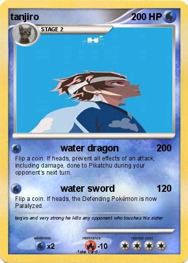 Pokémon Tanjiro 20 20 Water Dragon My Pokemon Card