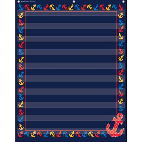 Anchors 10 Pocket Chart Tcr20779 Teacher Created Resources