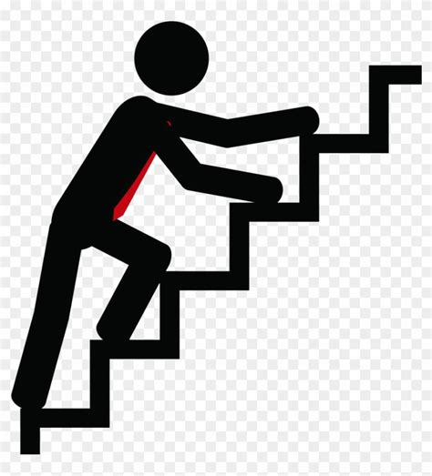 Person Walking Up Stairs Clipart Janainataba