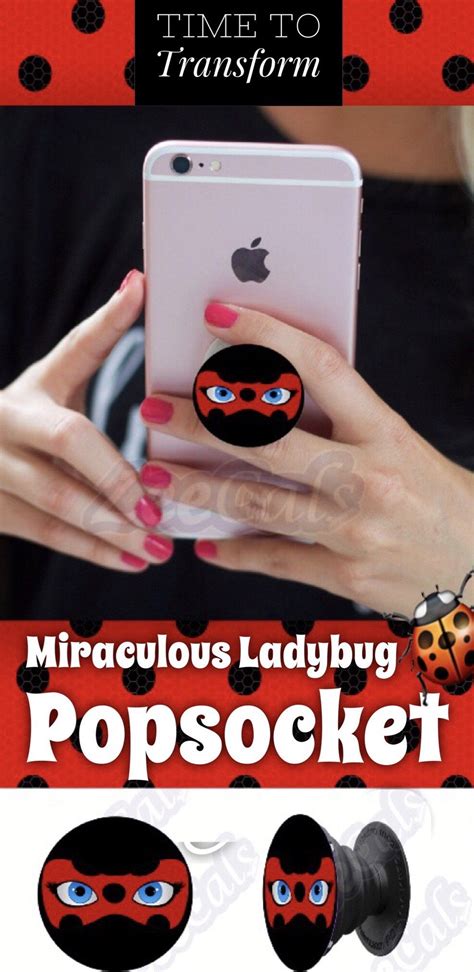 Miraculous Ladybug Pop Socket Upgrade Zeecals Miraculousladybug