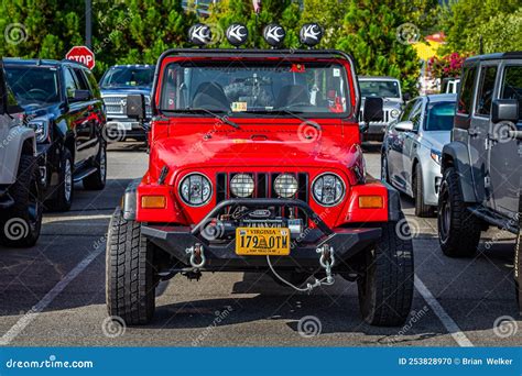 Modified Jeep Wrangler Tj Soft Top Editorial Image Image Of Editorial