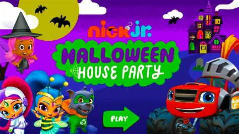 Nick Jr Halloween House Party Game For Kids Youtube