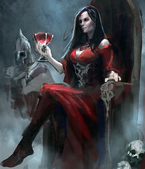 Vampire Queen Speedpainting Youtube Link In Bio For Tutorials