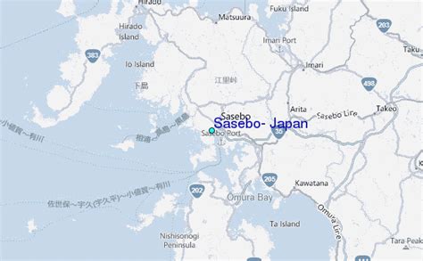 Sasebo Japan Tide Station Location Guide