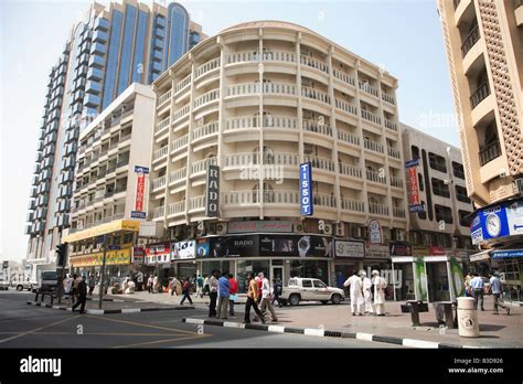 Street Scene In Deira Dubai United Arab Emirates Stock Photo Alamy