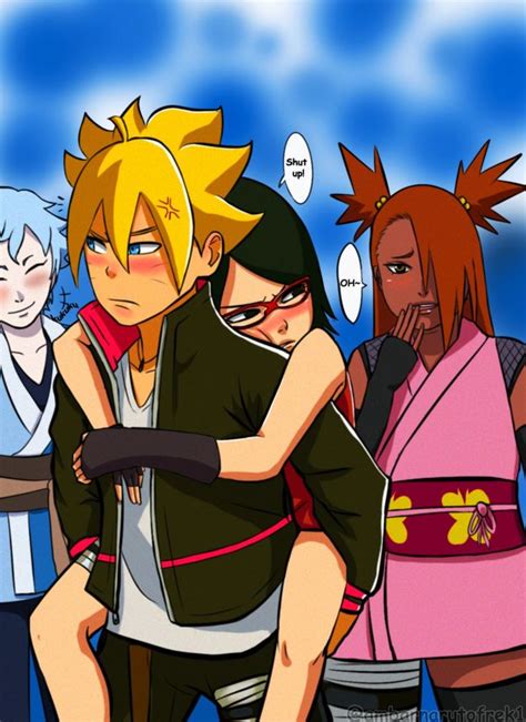 Best Boruto X Sarada Images On Pinterest Drawings Naruto Uzumaki And Anime Art