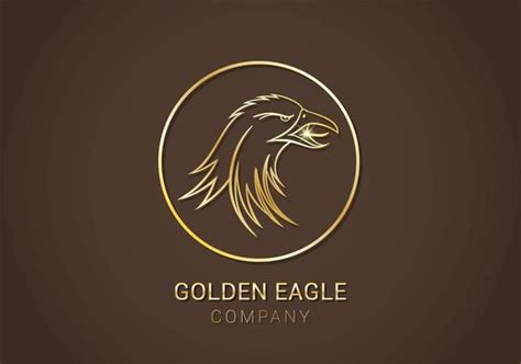 Golden Eagle Logo Vector Art Icons And Graphics For Free Download