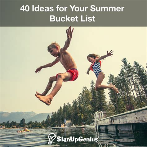 Celebrate Your Summer With These Bucket List Ideas To Give You A Goal