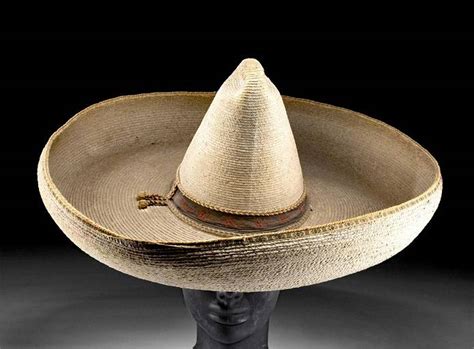 Vintage Mexican Straw Sombrero Hat