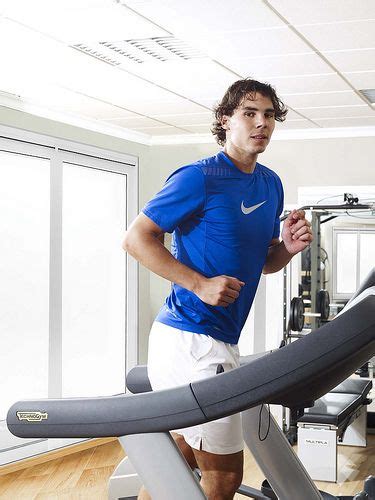 Rafael Nadal Trains With Technogym Physical Training Exercises