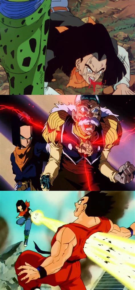 We are simply highlighting the episodes that could have been either trimmed down or eliminated completely. Some censored scenes of DBZ androids saga #Android_17 ...