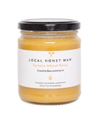 Ginger Infused Real Honey Local Honey Man