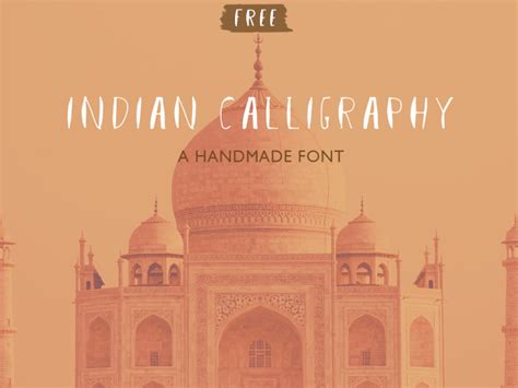 Free Indian Calligraphy Handmade Font By Mohd Ammar On Dribbble