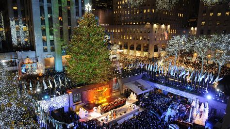 Rockefeller Center Annual Christmas Tree Lighting Manhattan Nyc 4245
