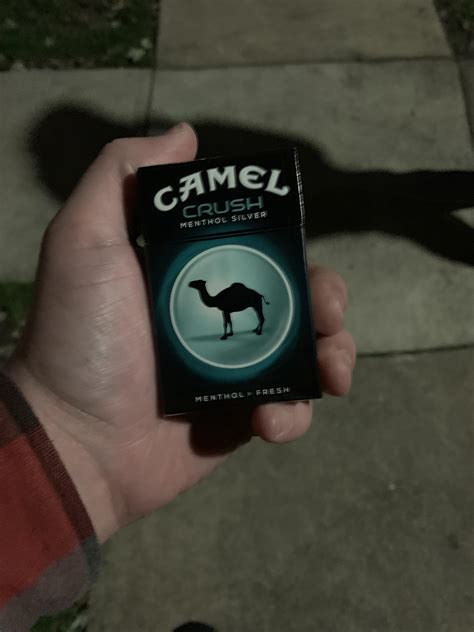 Welcome to your safe haven fellow smokers! Camel crush lookin good in black : Cigarettes