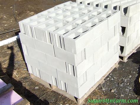 Concrete Block Delivery | Sugar Mountain Farm