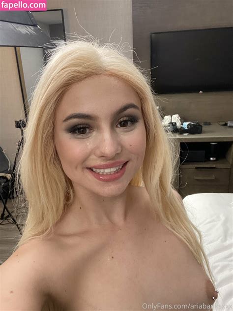 Ariabanksxxx Nude Leaked Onlyfans Photo Fapello