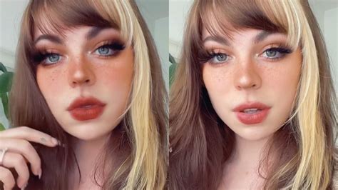 This Tiktok User Recreated The Viral Glow Look Filter With Makeup