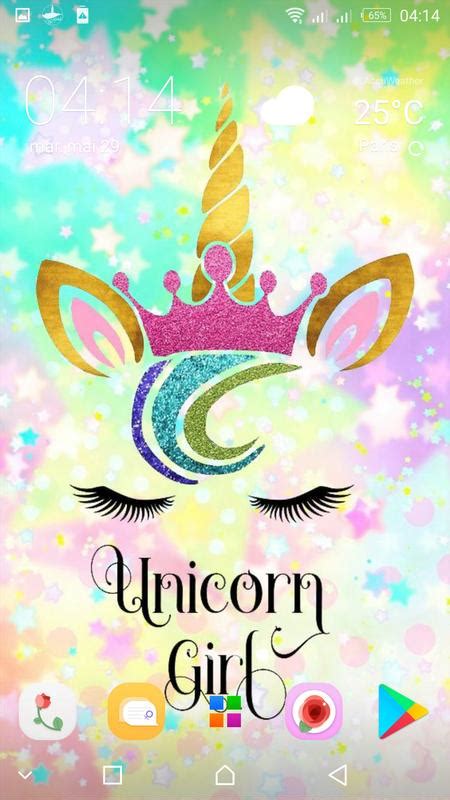 Cute Unicorn Girl Wallpapers - Kawaii backgrounds for Android - APK